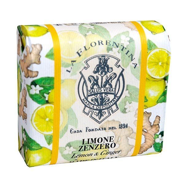 фото упаковки La Florentina Мыло лимон имбирь