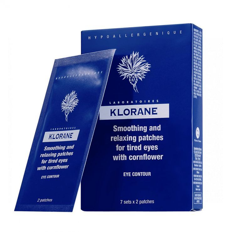 фото упаковки Klorane Успокаивающая маска-компресс для контура глаз