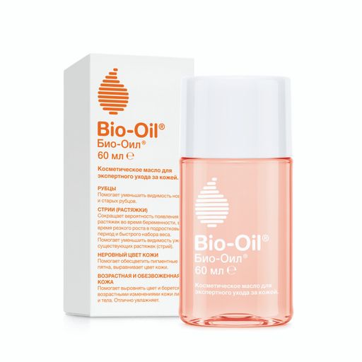 Bio-Oil, масло косметическое, от шрамов и растяжек, 60 мл, 1 шт.