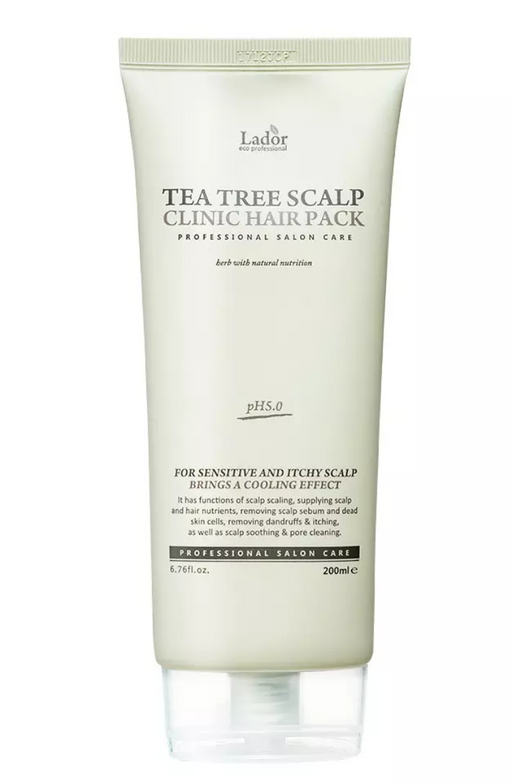 La'dor Tea Tree Scalp Clinic Hair Pack Маска-пилинг, маска для волос, Чайное дерево, 200 мл, 1 шт.