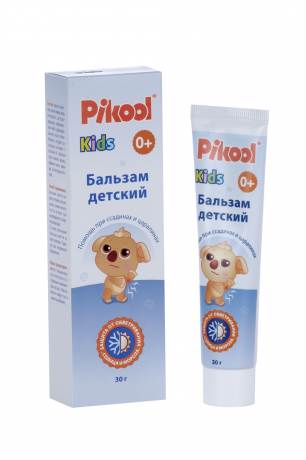 Pikool Бальзам детский Заживляющий, бальзам для наружного применения, для детей с рождения, 30 г, 1 шт.