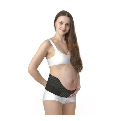 Бандаж эластичный для беременных, р. 2, арт. 0601, бандаж, черный, 1 шт.