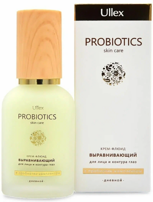Ullex Probiotics Крем-флюид для лица и контура глаз, крем, Выравнивающий дневной, 40 мл, 1 шт.